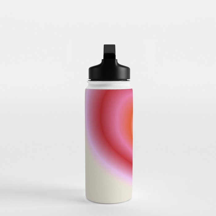 pink love heart Water Bottle Gallery Image 3