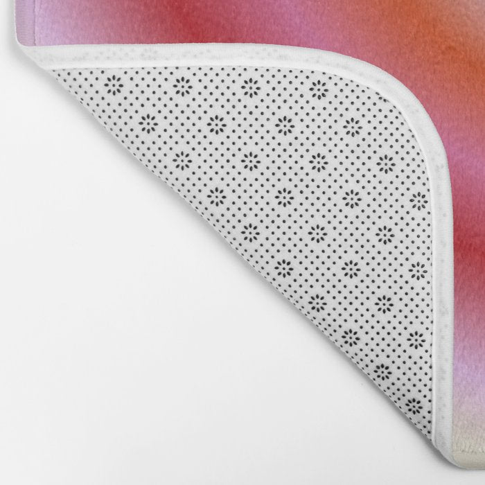 pink love heart Bath Mat Gallery Image 2