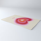 pink love heart Rug Gallery Image 3