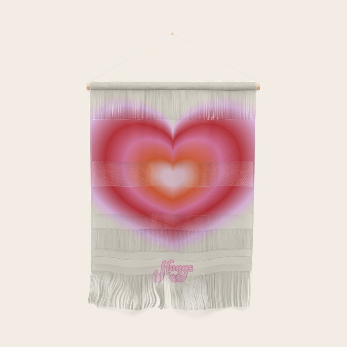 pink love heart Wall Hanging Gallery Image 1