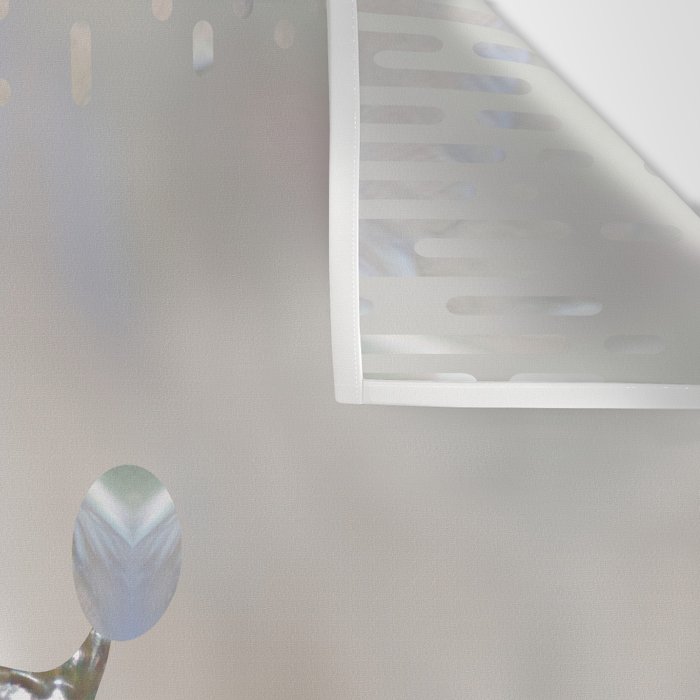 Luxury Pearl and Abalone Poodle Wall Tapestry Gallery Image 3