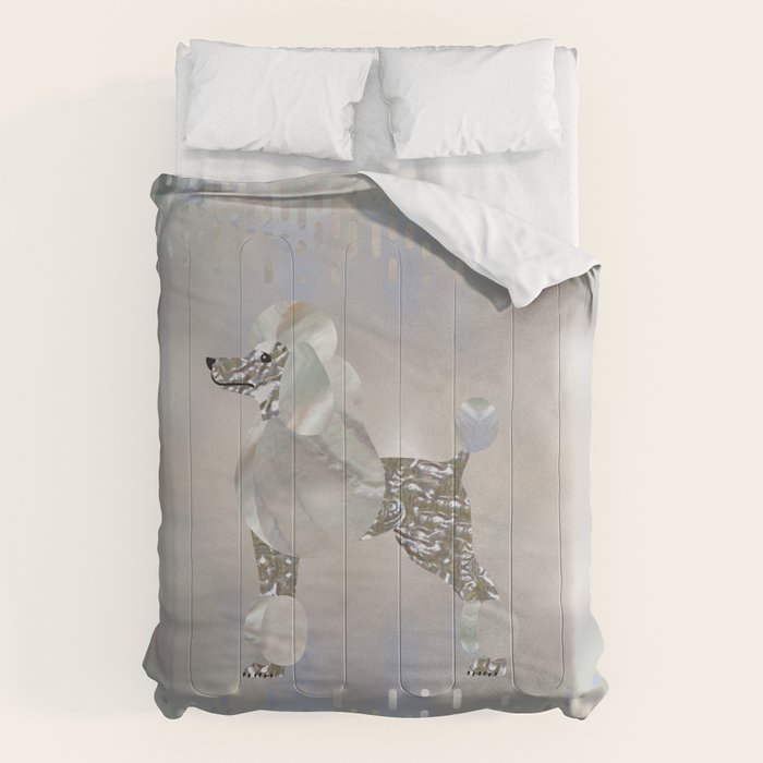 Luxury Pearl and Abalone Poodle Comforter Gallery Image 6