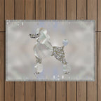 Luxury Pearl and Abalone Poodle Outdoor Rug Gallery Image 1
