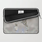 Luxury Pearl and Abalone Poodle Laptop Sleeve Gallery Image 2