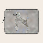 Luxury Pearl and Abalone Poodle Laptop Sleeve Gallery Image 1