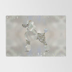 Luxury Pearl and Abalone Poodle Rug Gallery Image 2