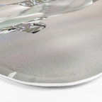 Luxury Pearl and Abalone Poodle Bath Mat Gallery Image 3