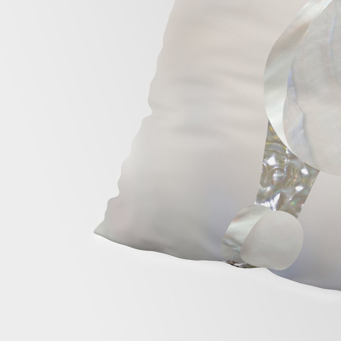 Luxury Pearl and Abalone Poodle Pillow Sham Gallery Image 4