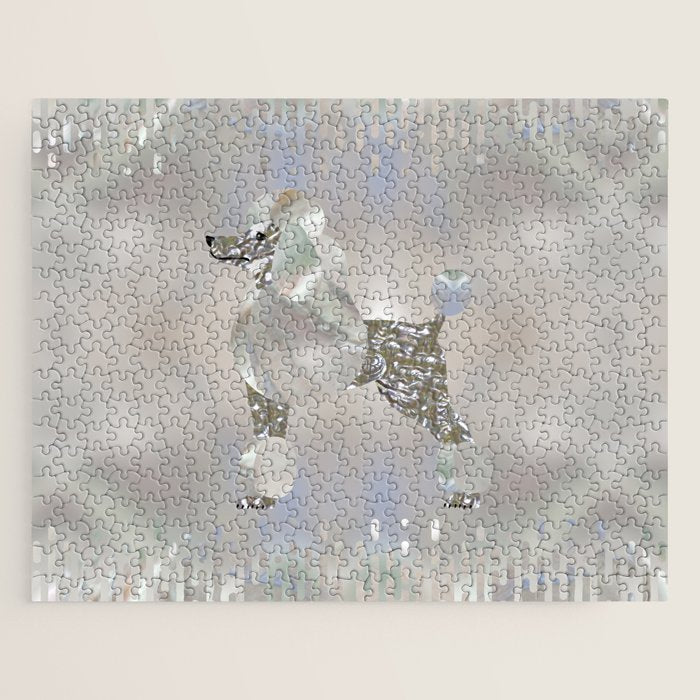 Luxury Pearl and Abalone Poodle Jigsaw Puzzle Gallery Image 1