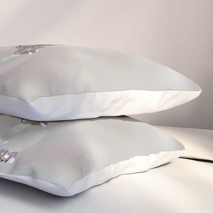 Luxury Pearl and Abalone Poodle Pillow Sham Gallery Image 3