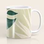 Abstract Art Tropical Leaves 14 Coffee Mug Gallery Image 1