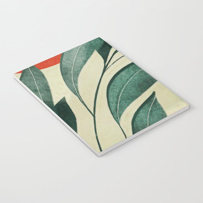Abstract Art Tropical Leaves 14 Notebook Gallery Image 3