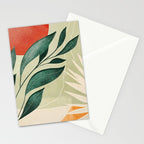 Abstract Art Tropical Leaves 14 Stationery Card Gallery Image 2