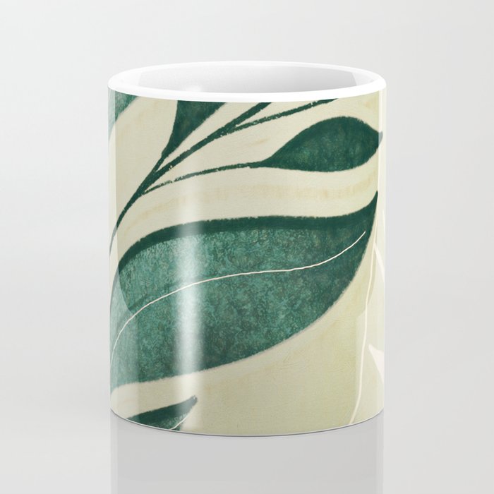 Abstract Art Tropical Leaves 14 Coffee Mug Gallery Image 4