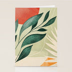 Abstract Art Tropical Leaves 14 Stationery Card Gallery Image 2