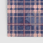 Tartan and Floral Texture Pattern Poster Gallery Image 3