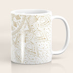 Elegant Gold Mandala Confetti Design Coffee Mug Gallery Image 1