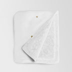 Elegant Gold Mandala Confetti Design Throw Blanket Gallery Image 3