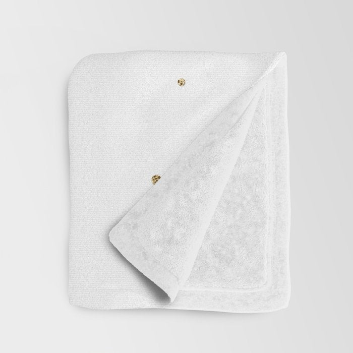 Elegant Gold Mandala Confetti Design Throw Blanket Gallery Image 3