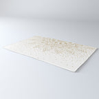 Elegant Gold Mandala Confetti Design Rug Gallery Image 3