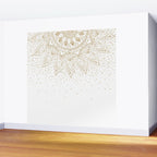 Elegant Gold Mandala Confetti Design Wall Mural Gallery Image 2