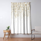 Elegant Gold Mandala Confetti Design Window Curtain Gallery Image 5
