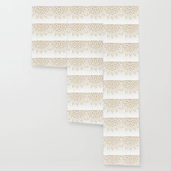 Elegant Gold Mandala Confetti Design Wallpaper Gallery Image 3