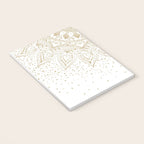 Elegant Gold Mandala Confetti Design Notebook Gallery Image 3