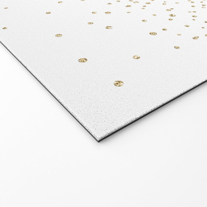 Elegant Gold Mandala Confetti Design Welcome Mat Gallery Image 2