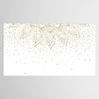 Elegant Gold Mandala Confetti Design Tablecloth Gallery Image 2