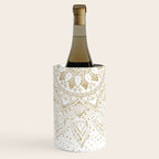 Elegant Gold Mandala Confetti Design Wine Chiller Gallery Image 1