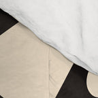 Mid-Century Flowers in Black & White Comforter Gallery Image 4
