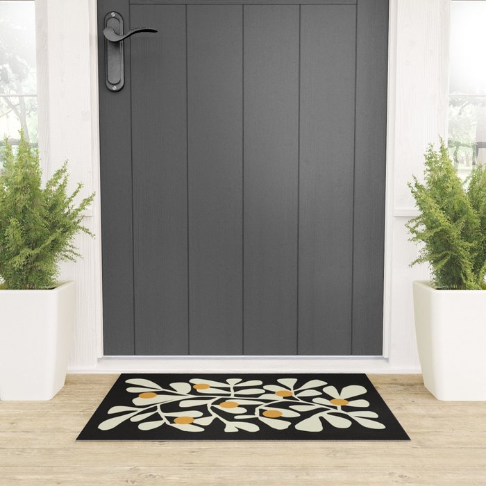 Summer Bloom: Matisse Night Edition Welcome Mat Gallery Image 3