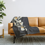 Summer Bloom: Matisse Night Edition Throw Blanket Gallery Image 1