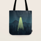 Forest UFO Tote Bag Gallery Image 1