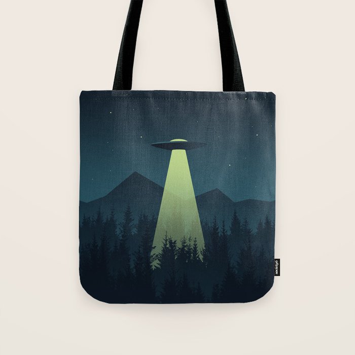 Forest UFO Tote Bag Gallery Image 1