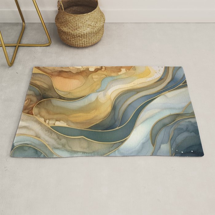 Ocean Nautical Serenade Rug Gallery Image 1
