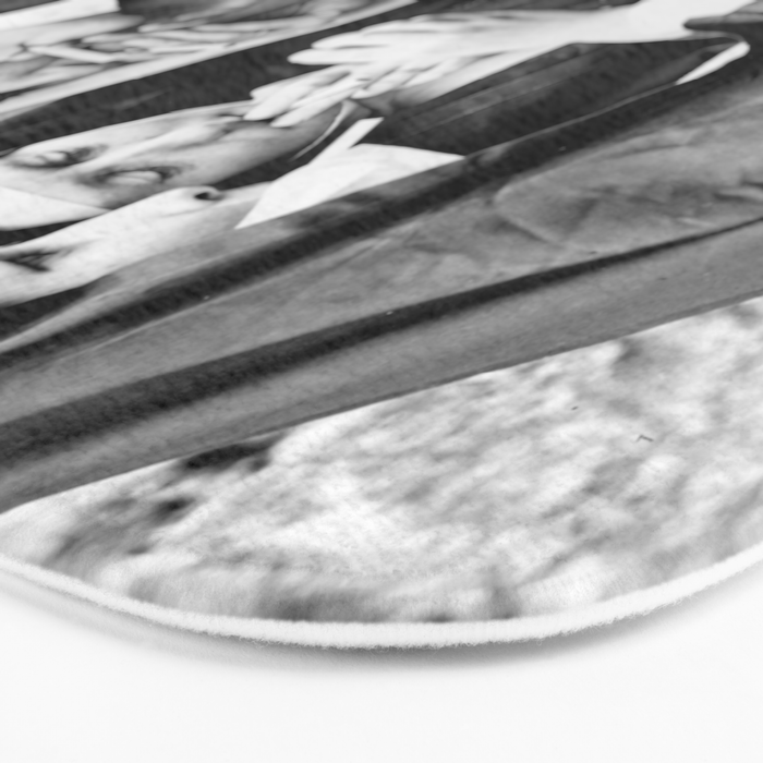 Smoking Nuns Vintage Photo -Smoking Nuns Bath Mat Gallery Image 3