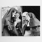 Smoking Nuns Vintage Photo -Smoking Nuns Jigsaw Puzzle Gallery Image 1