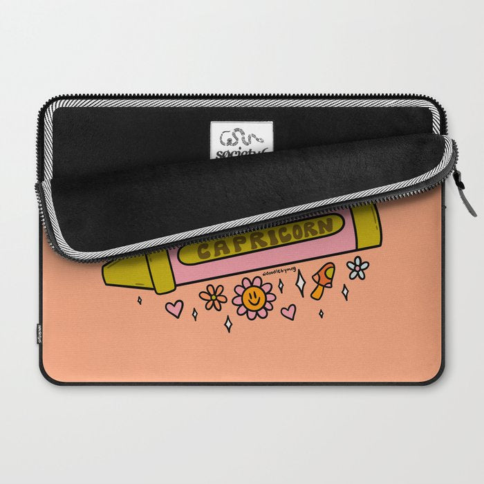 Capricorn Crayon Laptop Sleeve Gallery Image 2