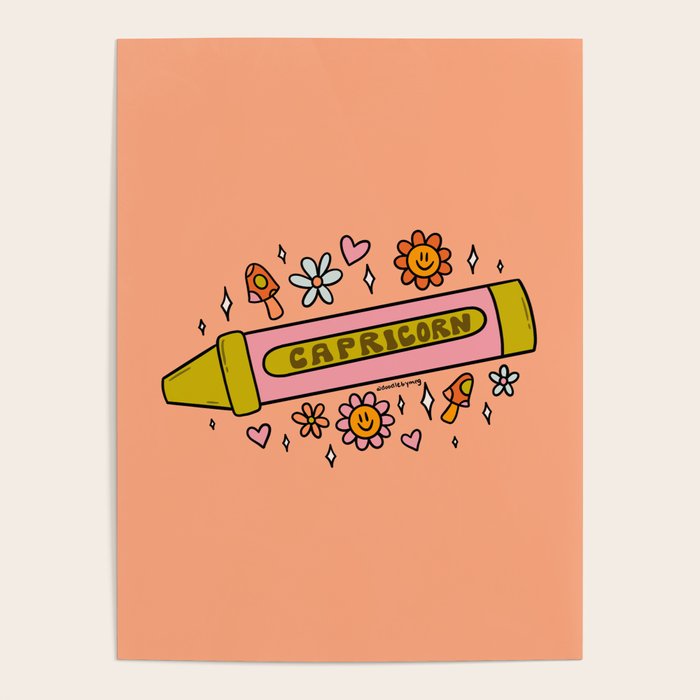 Capricorn Crayon Poster Gallery Image 4