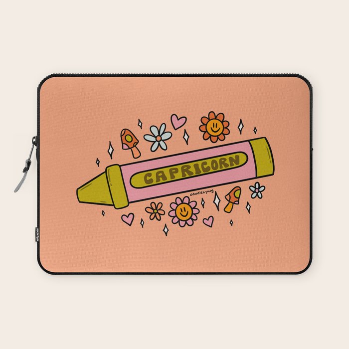 Capricorn Crayon Laptop Sleeve Gallery Image 1