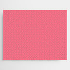 Bright Watermelon Pink Solid Colour  Jigsaw Puzzle Gallery Image 1