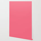 Bright Watermelon Pink Solid Colour  Wallpaper Gallery Image 2