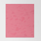 Bright Watermelon Pink Solid Colour  Throw Blanket Gallery Image 2