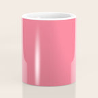 Bright Watermelon Pink Solid Colour  Coffee Mug Gallery Image 4