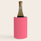Bright Watermelon Pink Solid Colour  Wine Chiller Gallery Image 2