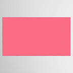 Bright Watermelon Pink Solid Colour  Tablecloth Gallery Image 2