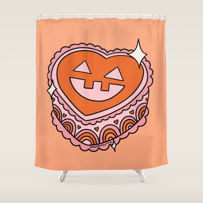 Pumpkin Cake Shower Curtain Gallery Image 1