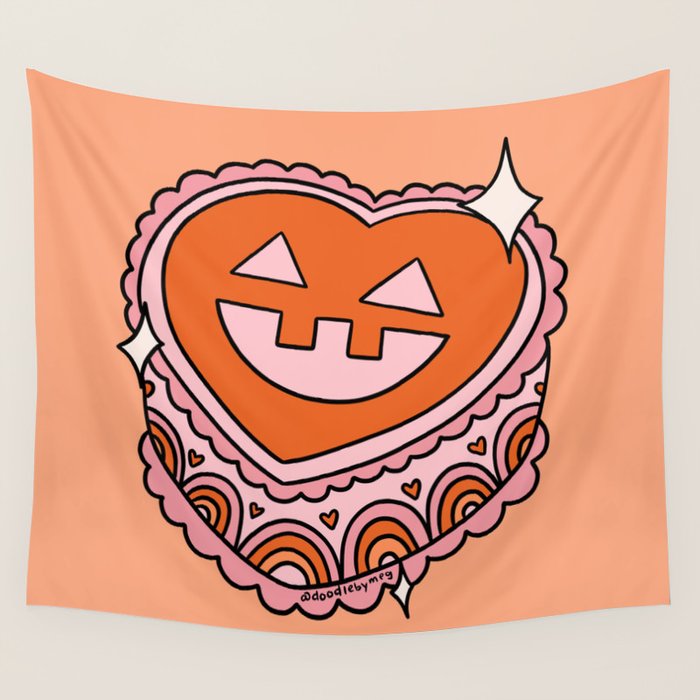 Pumpkin Cake Wall Tapestry Gallery Image 4